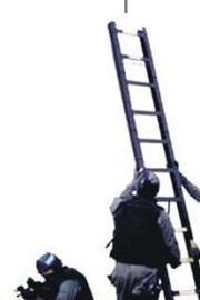 De Tactische Vouwende Ladder van de aluminiumlegering/Vouwbare Mepladder