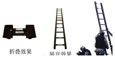 3.6m, 4.2m de Tactische Vouwende Ladder van de Aluminiumlegering voor mep, militaire politie,