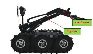 910 * 650 * 500 van de Robot Dwars 320mm Hoogte van het MM.bom Materiaal de Hindernis90kg Gewicht